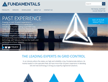 Tablet Screenshot of fundamentalsltd.co.uk